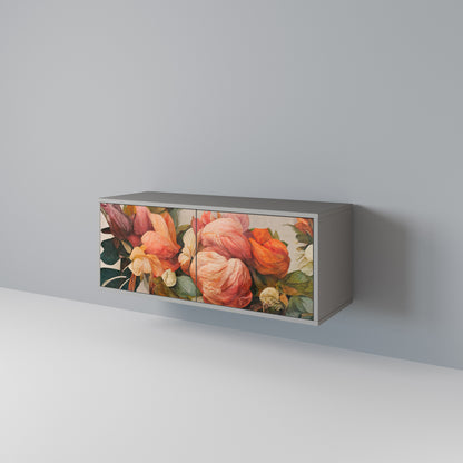 STYLISH BEAUTY Móvel de TV Compacto de 2 Portas