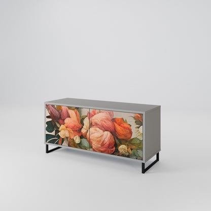 STYLISH BEAUTY Móvel de TV Compacto de 2 Portas