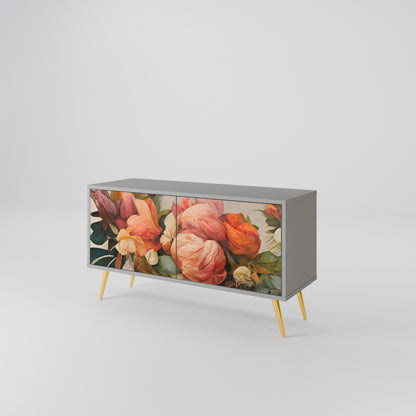 STYLISH BEAUTY Móvel de TV Compacto de 2 Portas