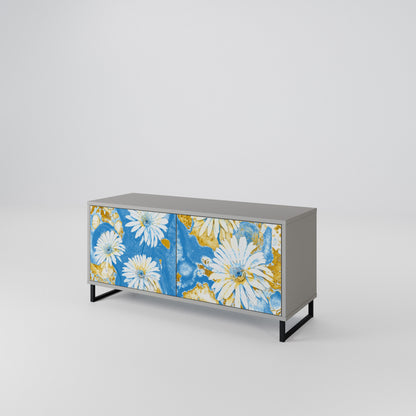 DAISY LUXE Móvel de TV Compacto de 2 Portas