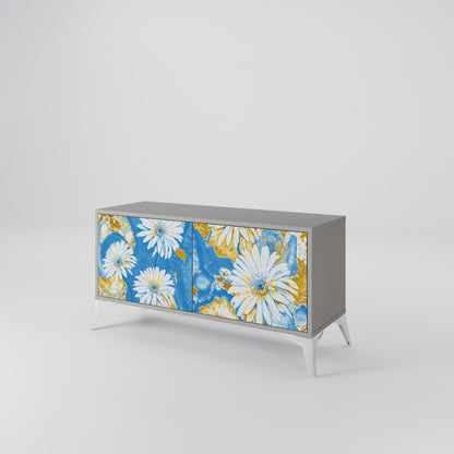 DAISY LUXE Móvel de TV Compacto de 2 Portas