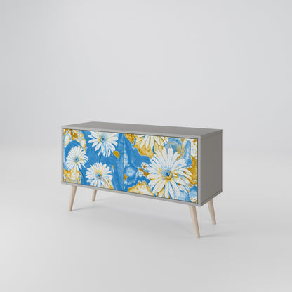 DAISY LUXE Móvel de TV Compacto de 2 Portas