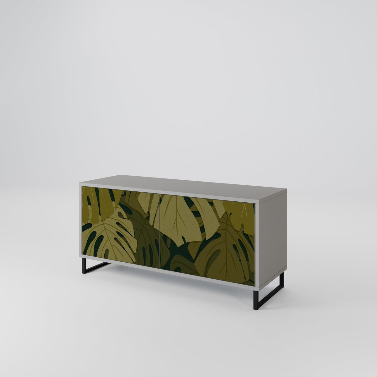 TROPICAL BEAUTY Móvel de TV Compacto de 2 Portas