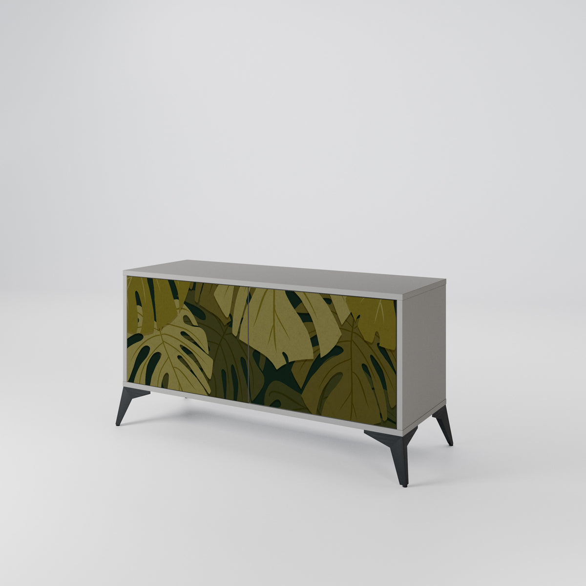 TROPICAL BEAUTY Móvel de TV Compacto de 2 Portas