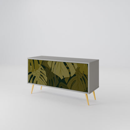 TROPICAL BEAUTY Móvel de TV Compacto de 2 Portas