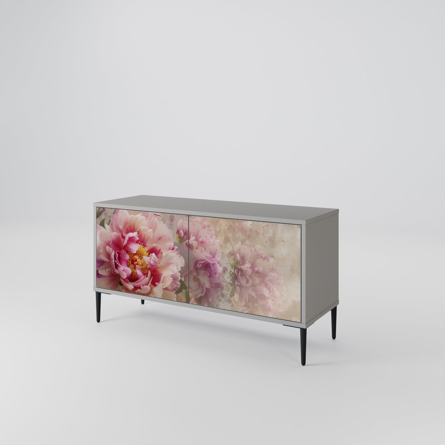 PEONY WHISPER Móvel de TV Compacto de 2 Portas