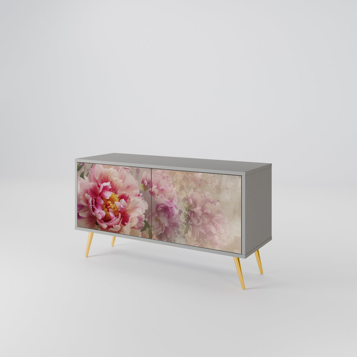 PEONY WHISPER Móvel de TV Compacto de 2 Portas