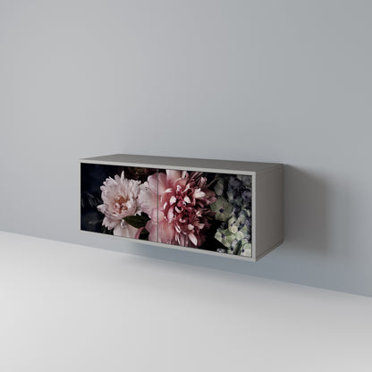 PURE BLOSSOM Móvel de TV Compacto de 2 Portas