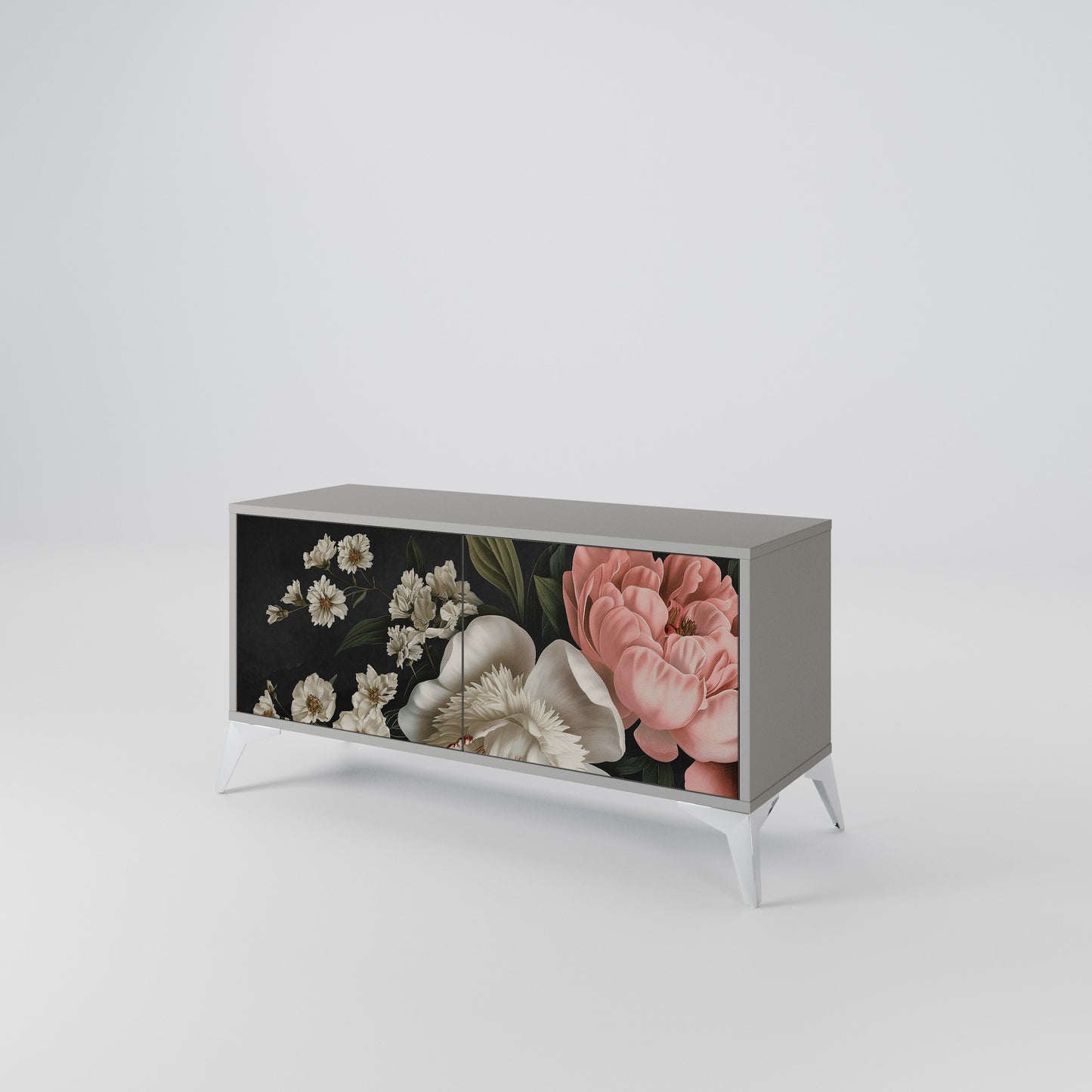 LUSH ELEGANCE Móvel de TV Compacto de 2 Portas