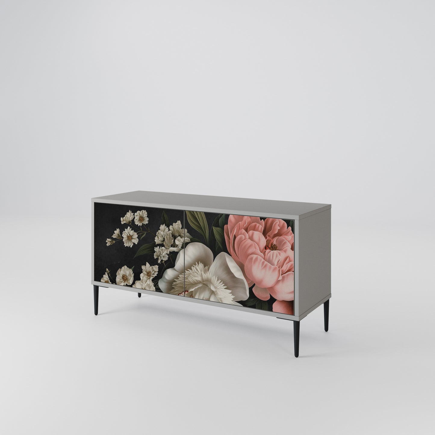 LUSH ELEGANCE Móvel de TV Compacto de 2 Portas