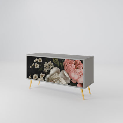 LUSH ELEGANCE Móvel de TV Compacto de 2 Portas