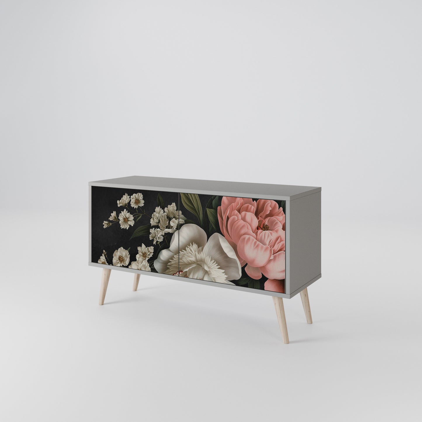 LUSH ELEGANCE Móvel de TV Compacto de 2 Portas