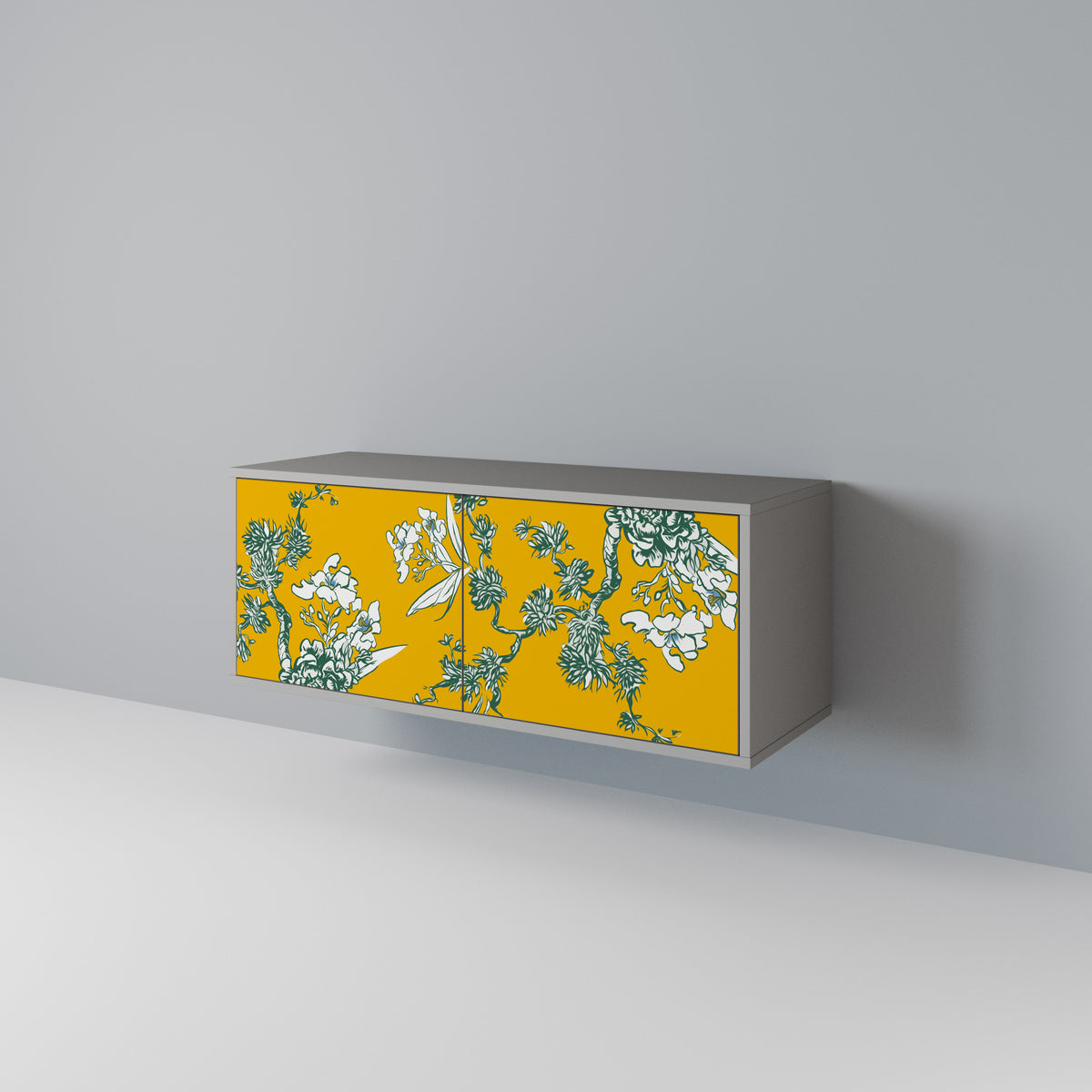 YELLOW CHINOISERIE Móvel de TV Compacto de 2 Portas