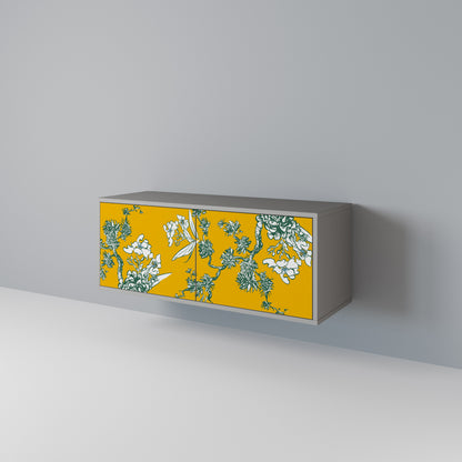 YELLOW CHINOISERIE Móvel de TV Compacto de 2 Portas