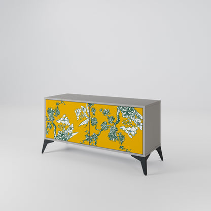 YELLOW CHINOISERIE Móvel de TV Compacto de 2 Portas