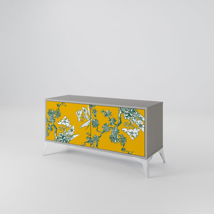 YELLOW CHINOISERIE Móvel de TV Compacto de 2 Portas