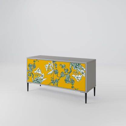 YELLOW CHINOISERIE Móvel de TV Compacto de 2 Portas