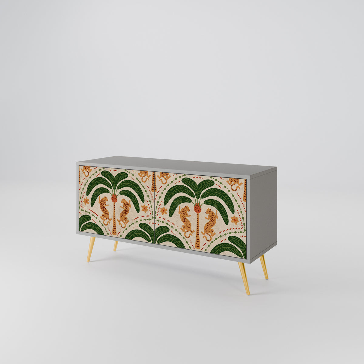 DANCING PREDATORS Móvel de TV Compacto de 2 Portas