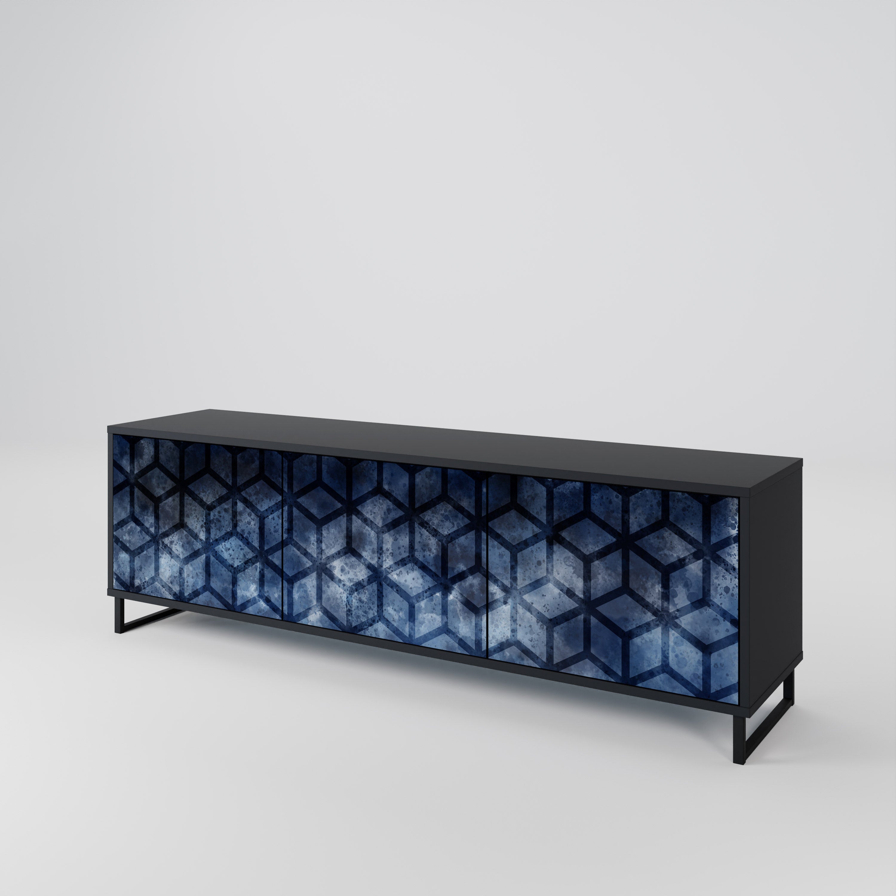 CUBIC MIST 3-Door TV Cabinet