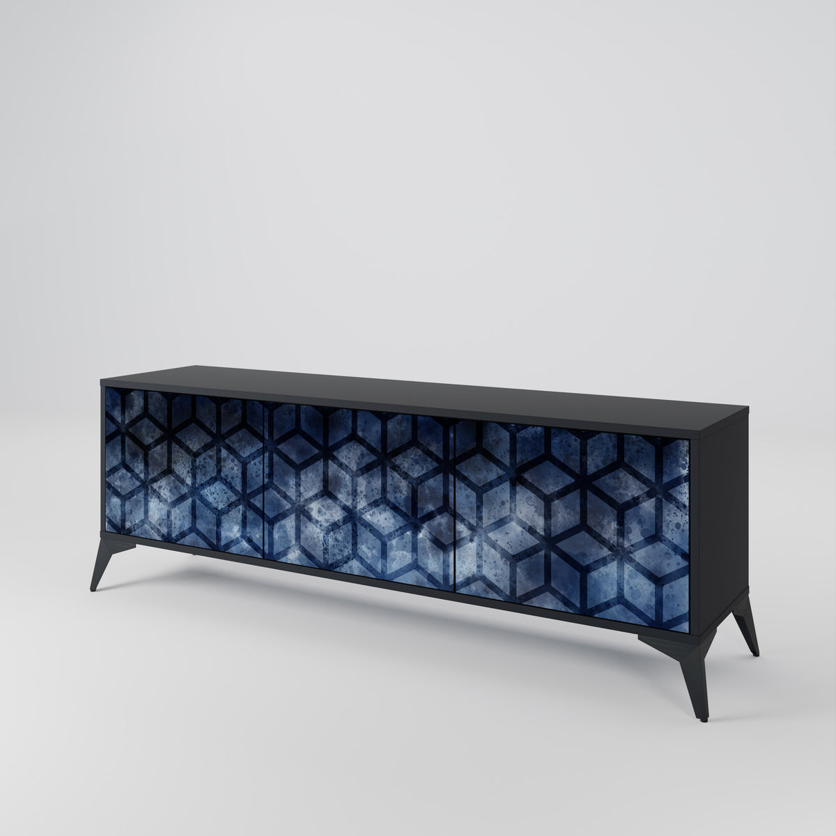 CUBIC MIST 3-Door TV Cabinet