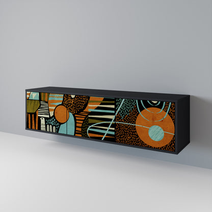 GEODE GLIMMER Móvel de TV de 3 Portas