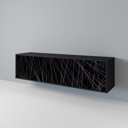 SHIMMER SPIDERGRAM 3-Door TV Cabinet