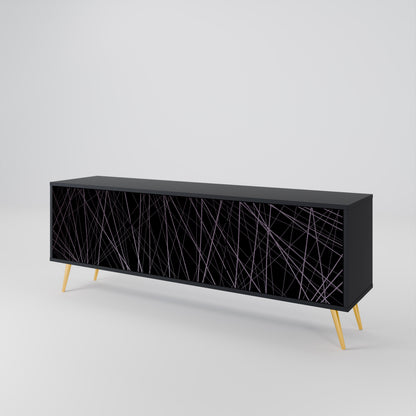SHIMMER SPIDERGRAM 3-Door TV Cabinet
