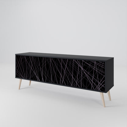 SHIMMER SPIDERGRAM 3-Door TV Cabinet