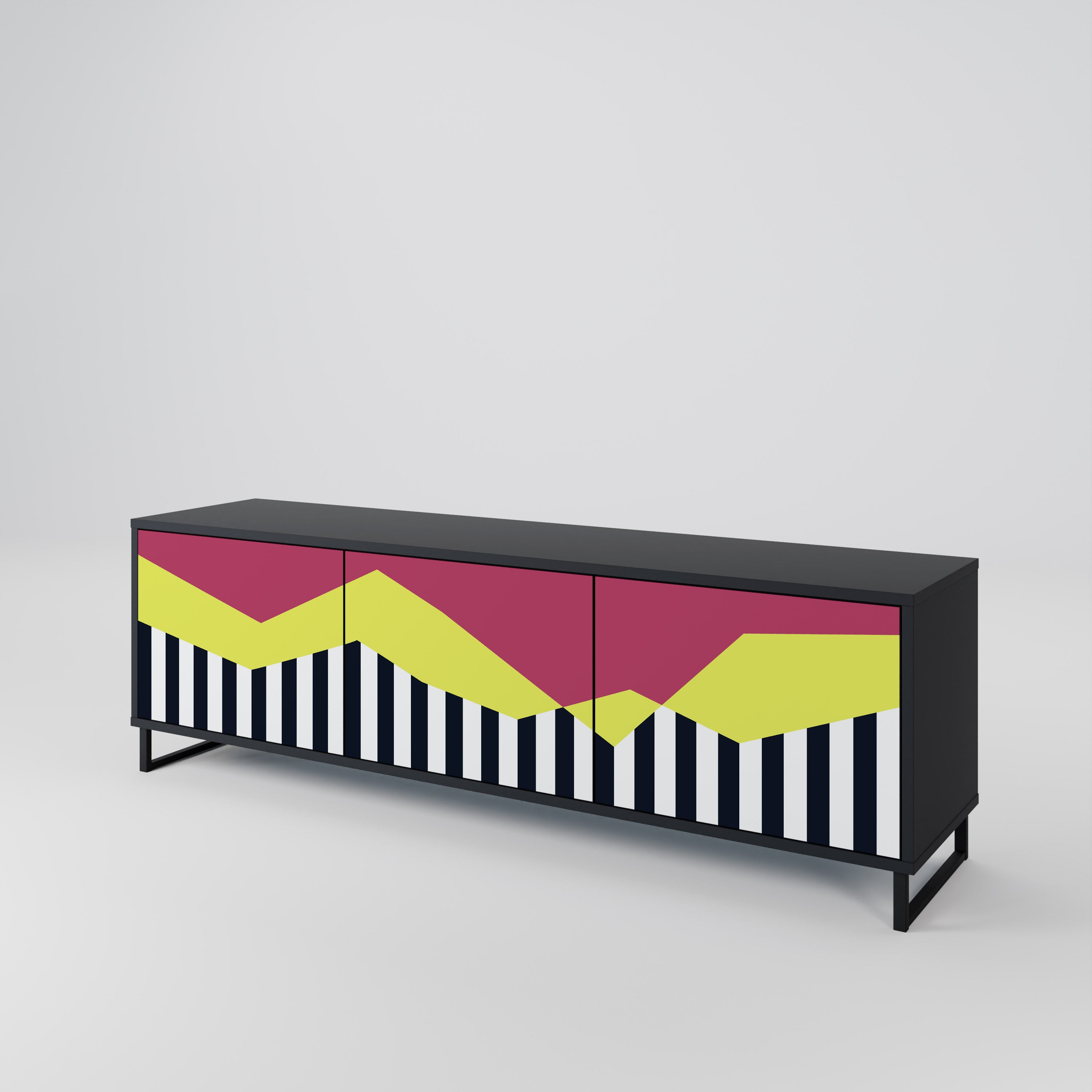 PIANO FANTASY 3-Door TV Cabinet