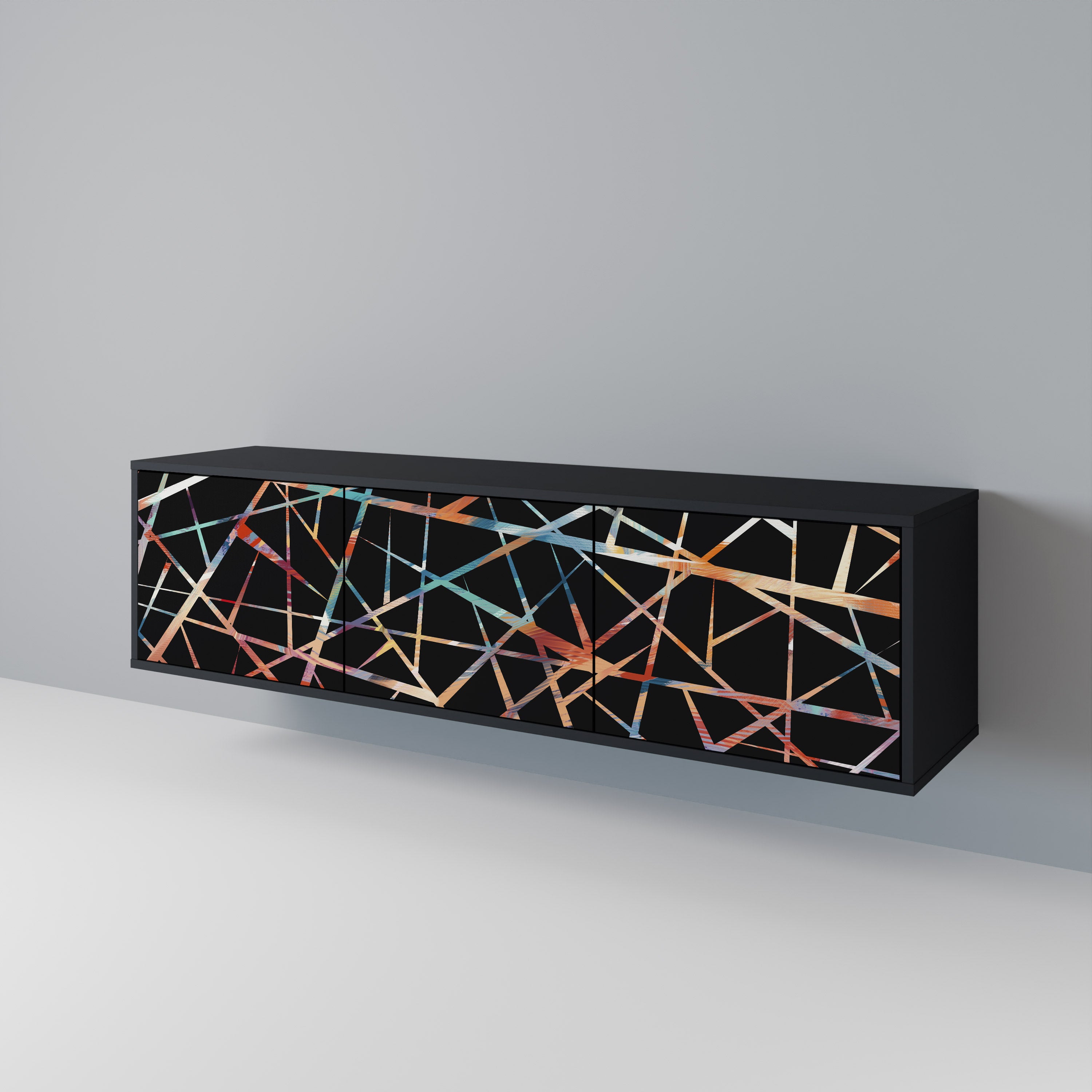 POLYGON VERVE 3-Door TV Cabinet