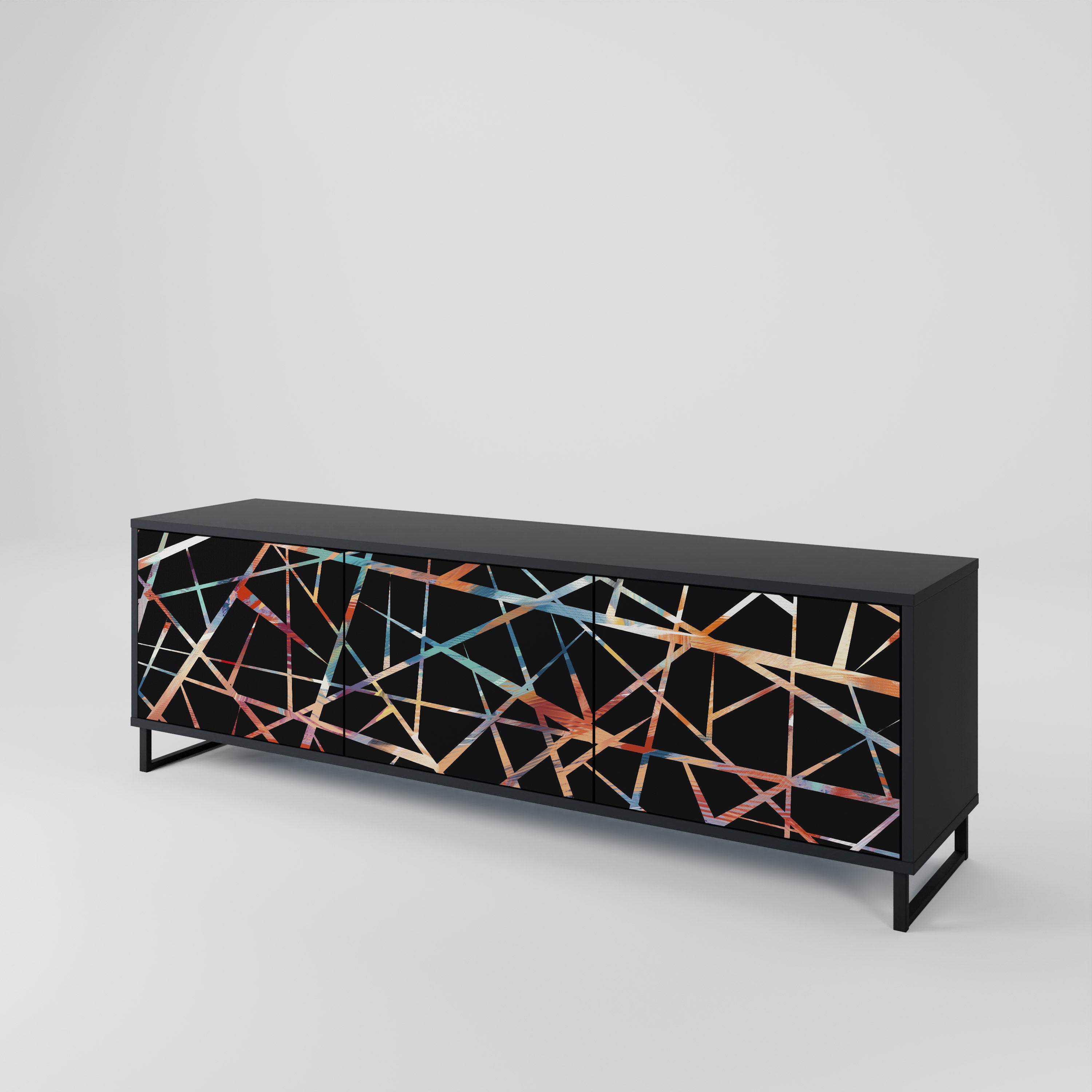 POLYGON VERVE 3-Door TV Cabinet