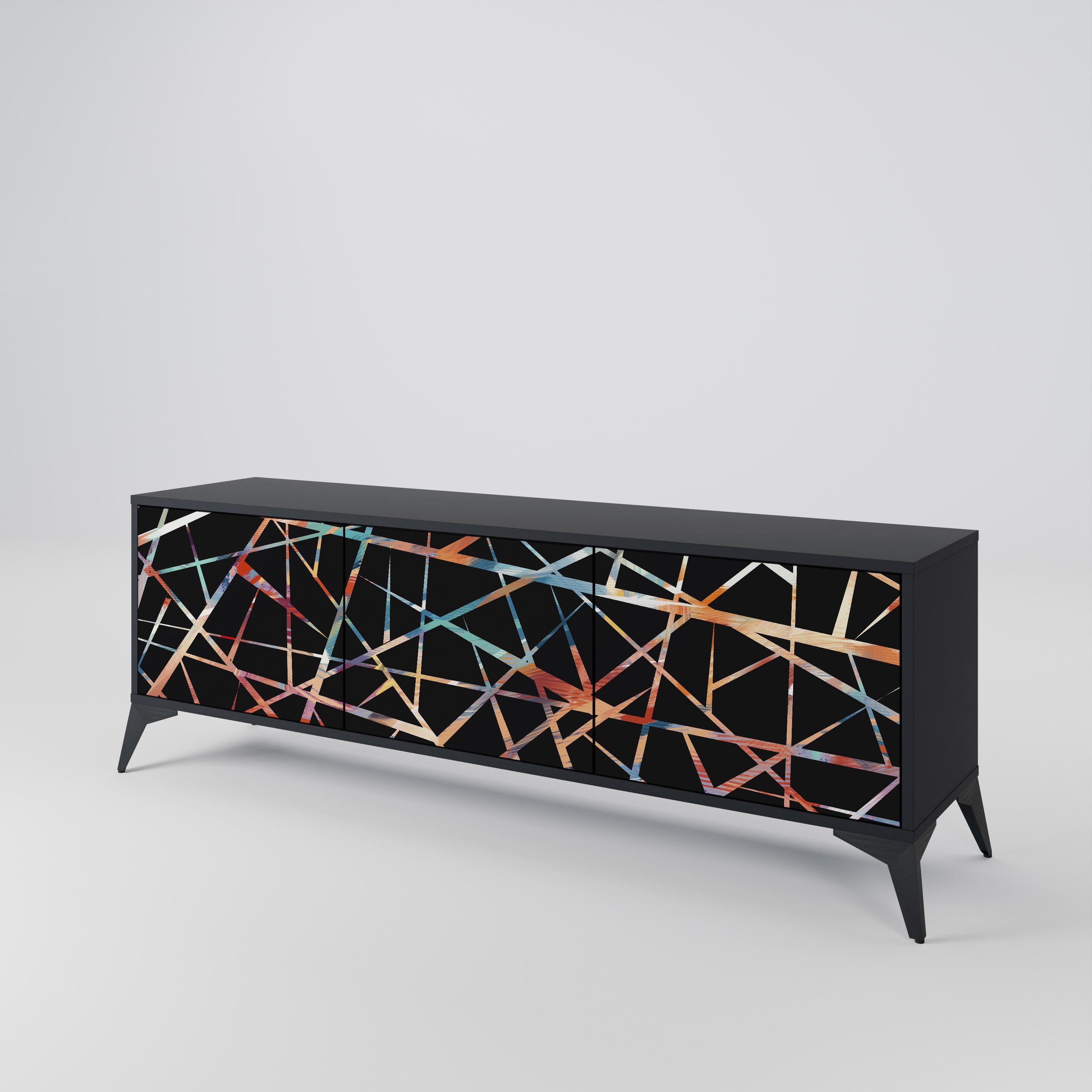 POLYGON VERVE 3-Door TV Cabinet