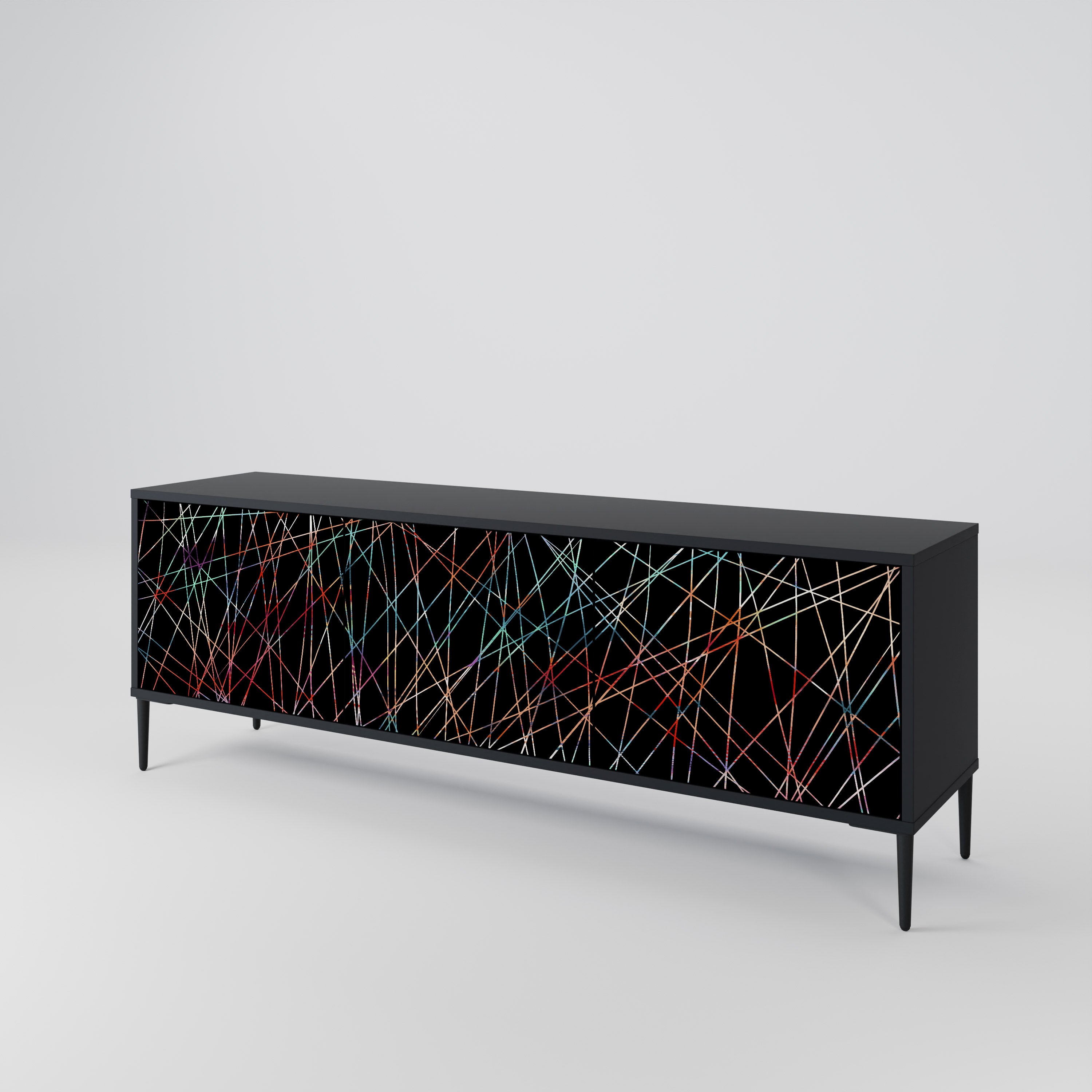 LUMINOUS SNARE 3-Door TV Cabinet