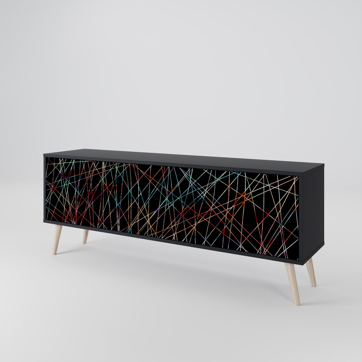 LUMINOUS SNARE Móvel de TV de 3 Portas