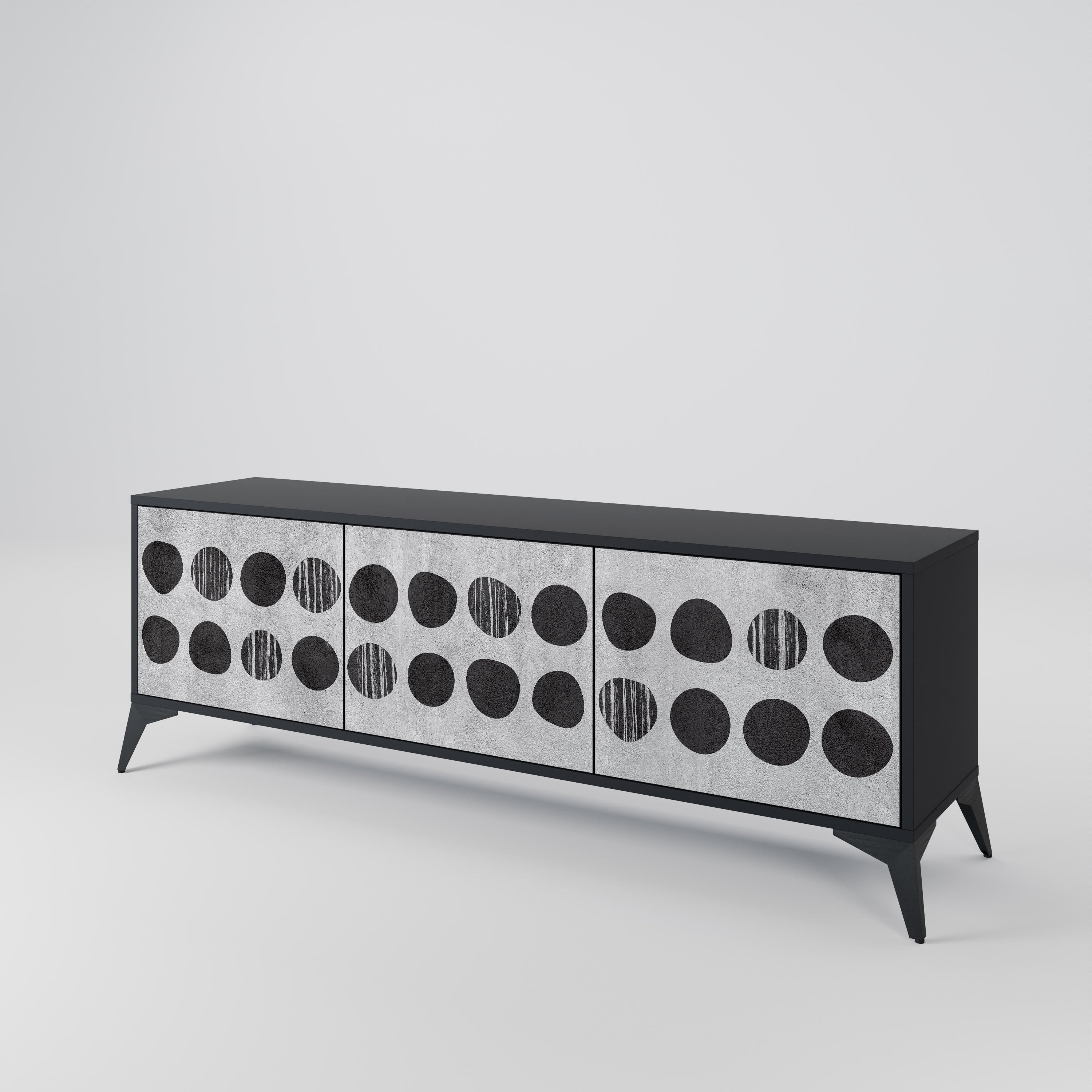 GHOSTLY GRADIENTS 3-Door TV Cabinet