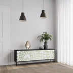 HELIX DANCE Móvel de TV com 3 Portas em Acabamento Preto