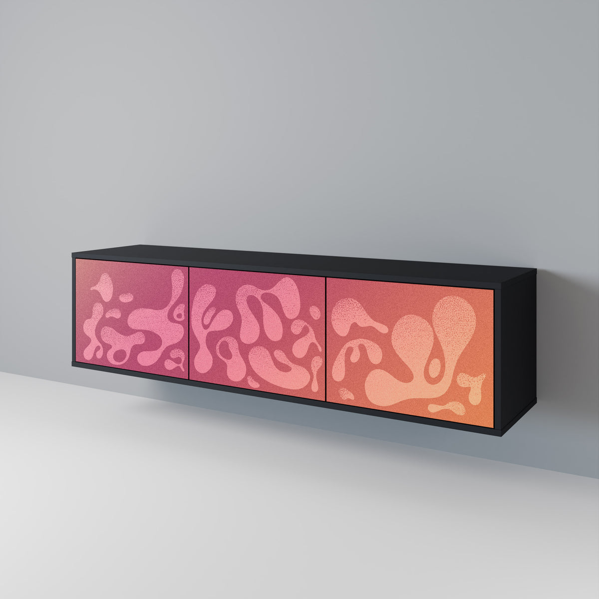 IRREGULAR PINK Móvel de TV de 3 Portas