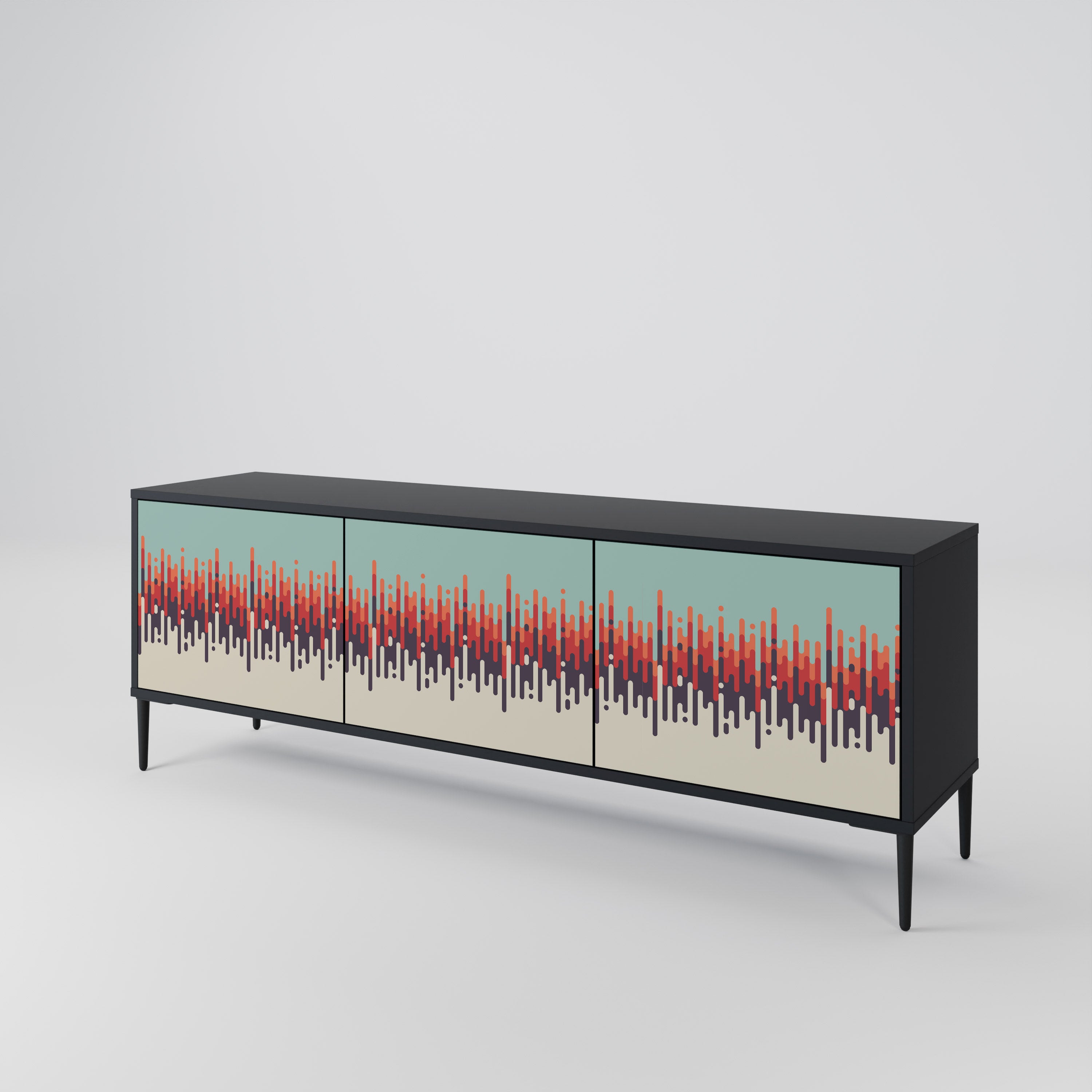 CHROMA CONTOURS 3-Door TV Cabinet