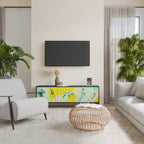 BODY LANGUAGE Móvel de TV com 3 Portas em Acabamento Preto