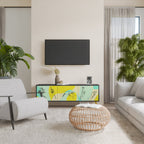 BODY LANGUAGE Móvel de TV com 3 Portas em Acabamento Preto