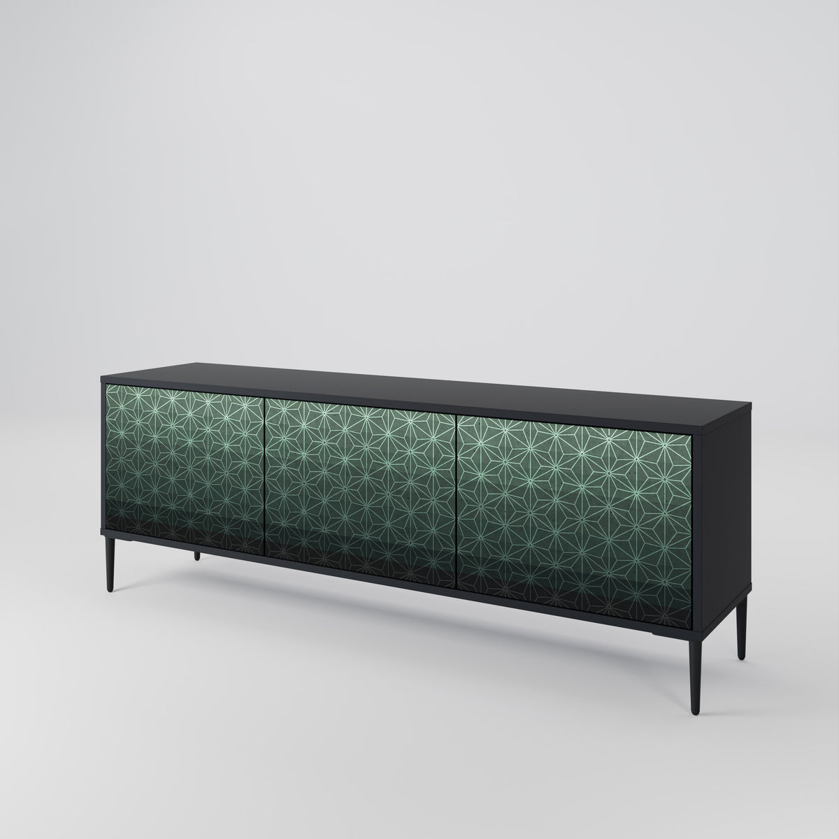 ORNAMENTAL GLIMMER Móvel de TV de 3 Portas