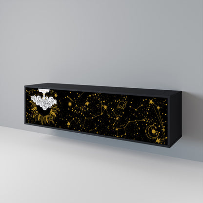 STELLAR CONSTELLATIONS Móvel de TV de 3 Portas