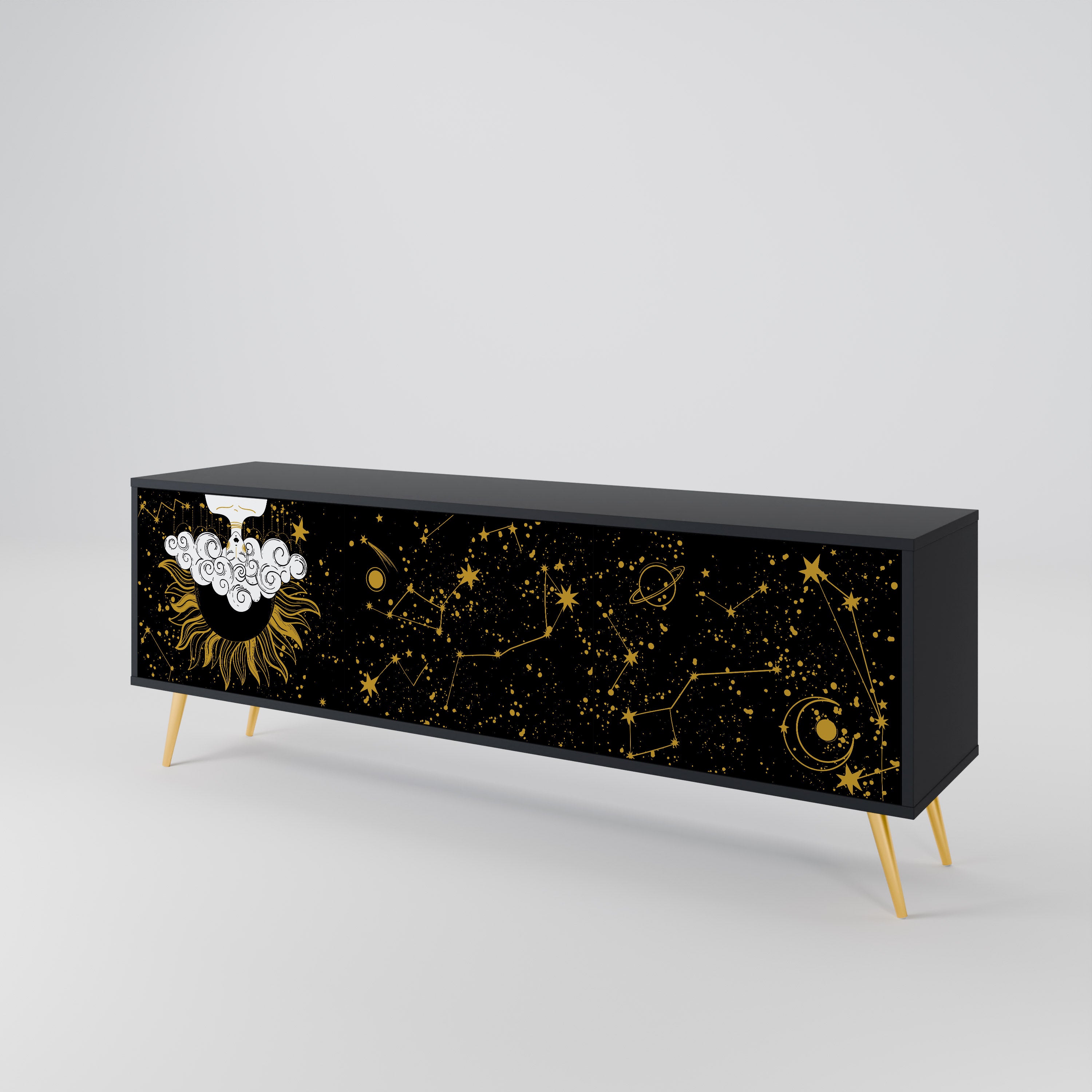 STELLAR CONSTELLATIONS Móvel de TV de 3 Portas