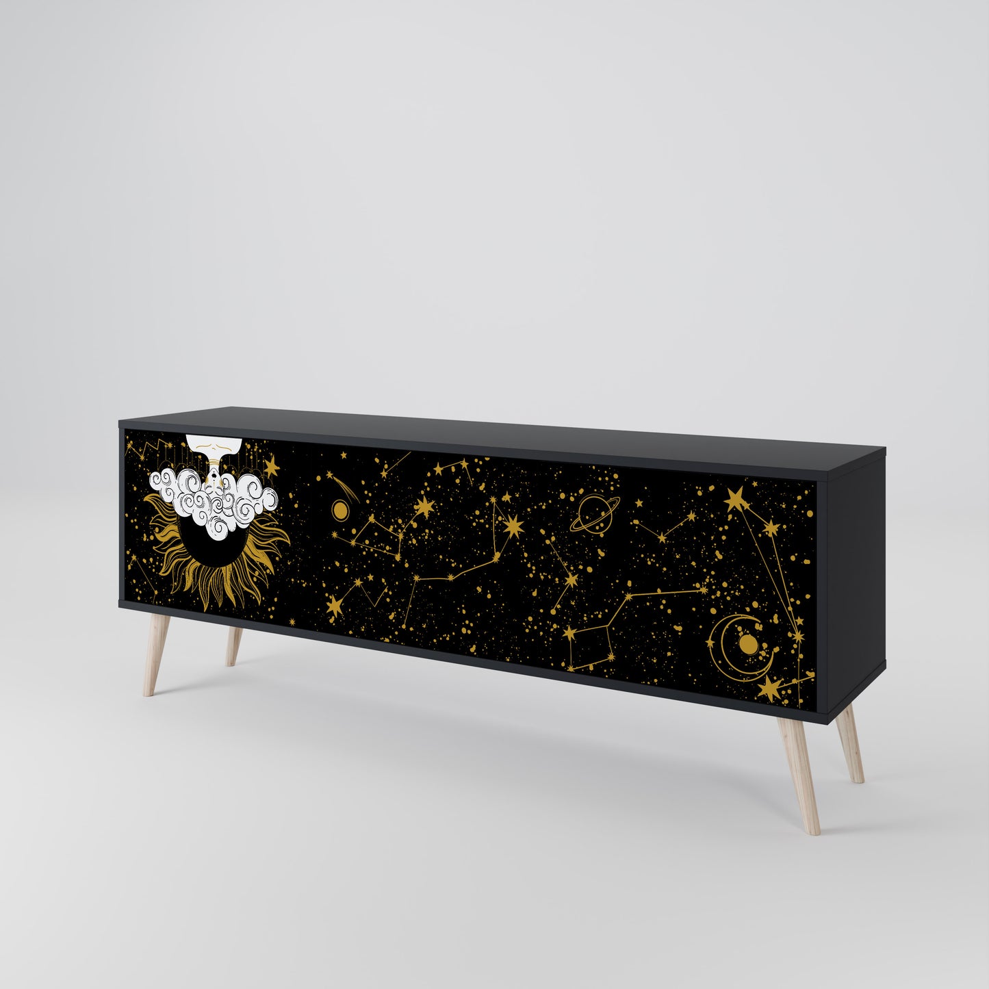 STELLAR CONSTELLATIONS Móvel de TV de 3 Portas