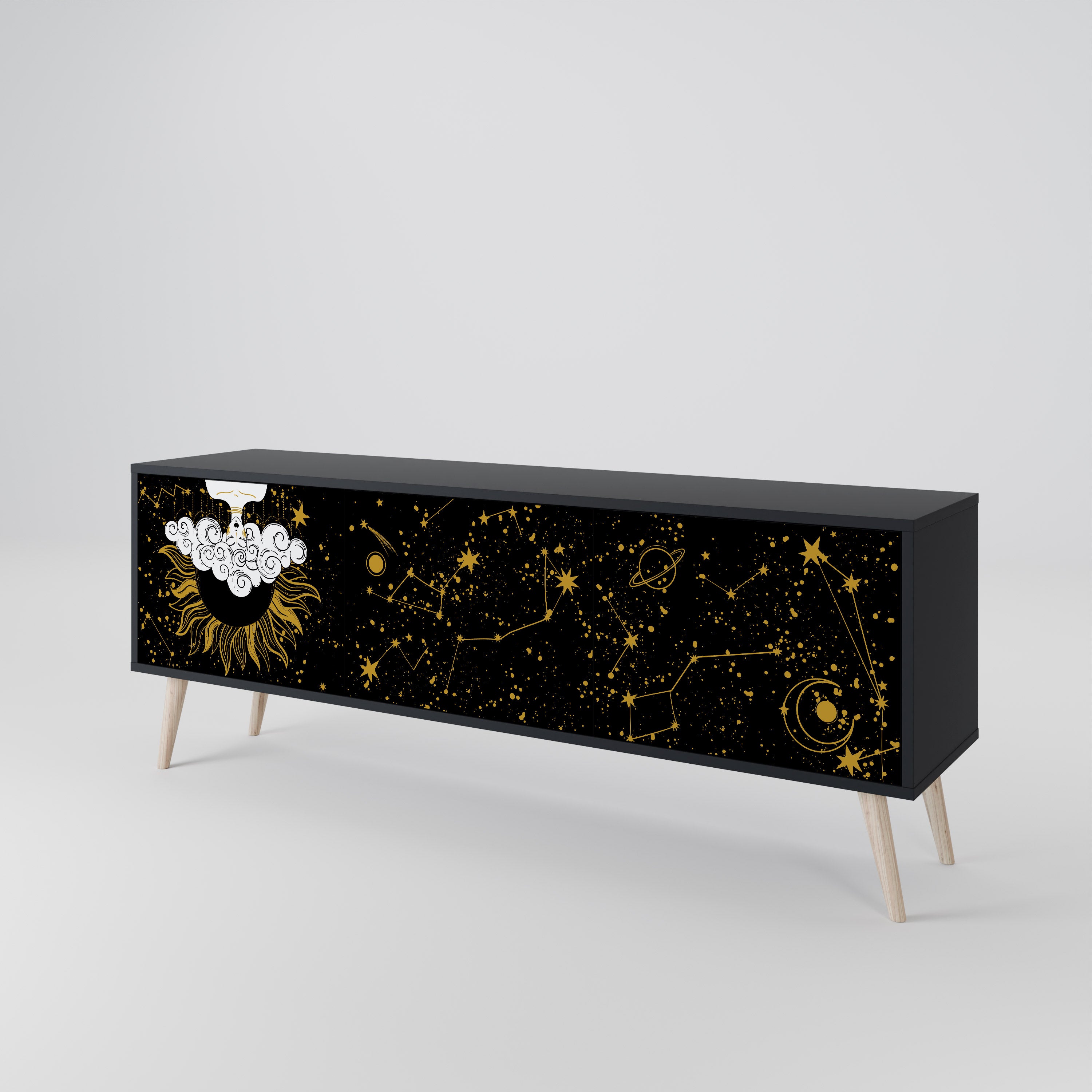STELLAR CONSTELLATIONS Móvel de TV de 3 Portas