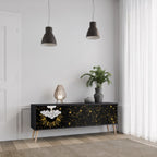 STELLAR CONSTELLATIONS Móvel de TV com 3 Portas em Acabamento Preto