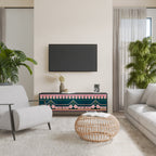 ROYAL COMPOSITION Móvel de TV com 3 Portas em Acabamento Preto