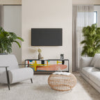 INTERSTELLAR VIBES Móvel de TV com 3 Portas em Acabamento Preto