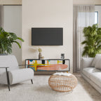 INTERSTELLAR VIBES Móvel de TV com 3 Portas em Acabamento Preto