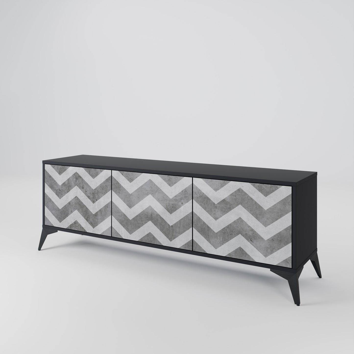 TOUGH ZIG ZAG Móvel de TV de 3 Portas